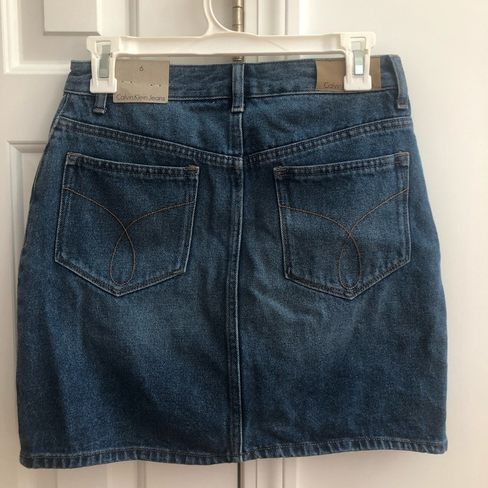 Calvin Klein Jean mini skirt - Picture 3 of 4